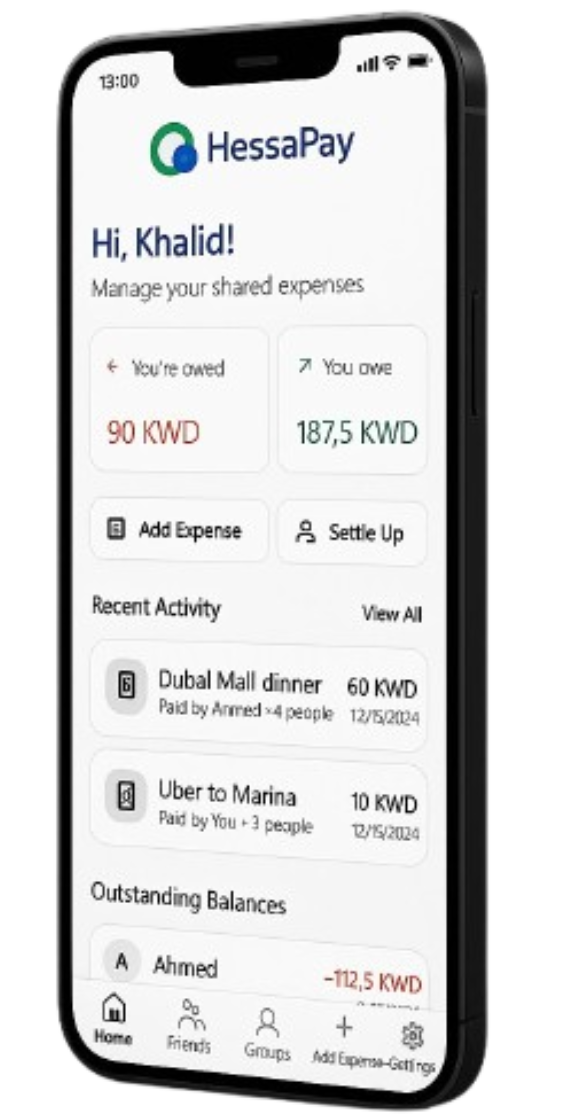 HessaPay App Interface